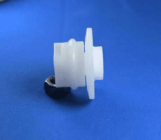 Flange conveyor roller for PCB wet processing equipment, used for stable board transport and conveyor roller quality control