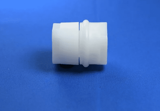 Flange roller guiding PCB boards for stable movement in a horizontal wet process line