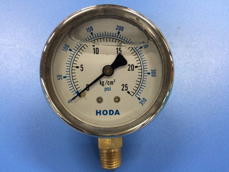 radial pressure gauge