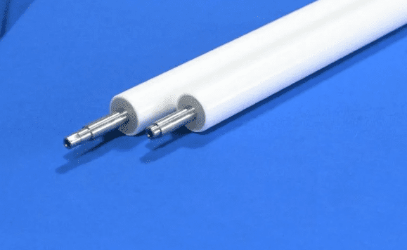 PP thru-axis rubber roller for PCB water retaining system in horizontal wet process lines