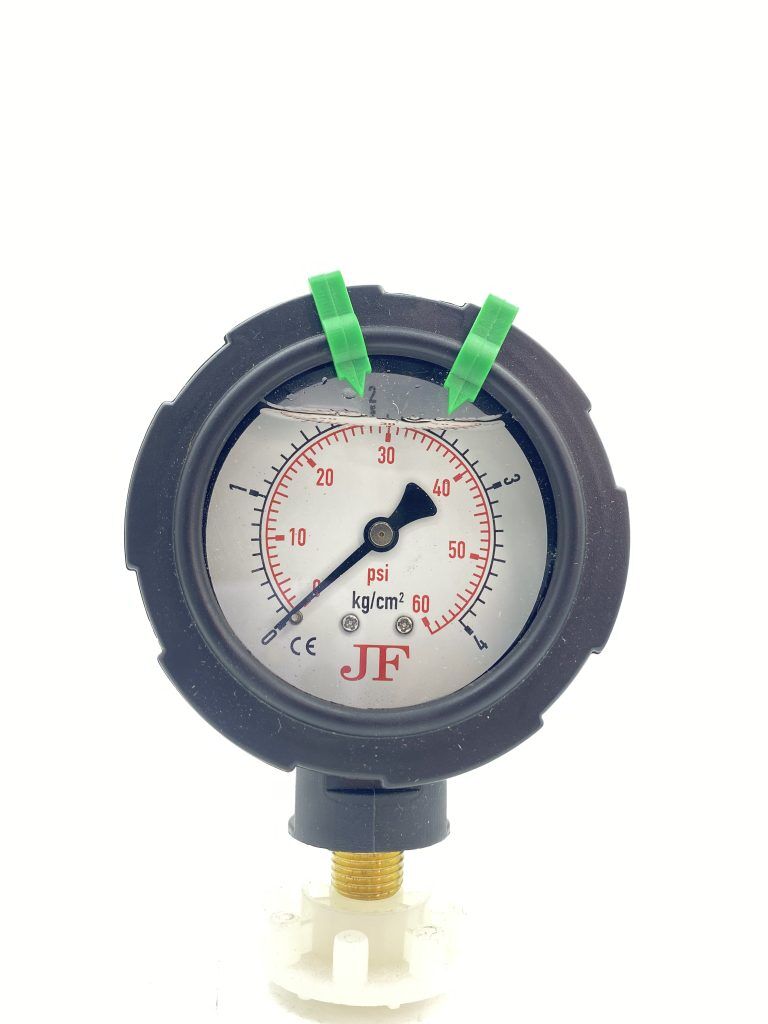 pressure gauge head